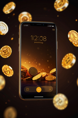 Smartphone con app casino Posido